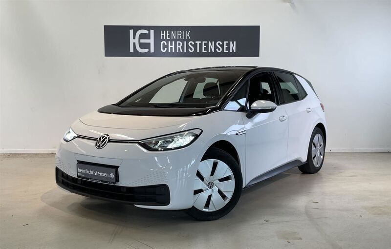 Hvid Brugt 2023 VW ID.3 Pro Hatchback | 199.900 kr. (Fair pris) - Billede 1/4