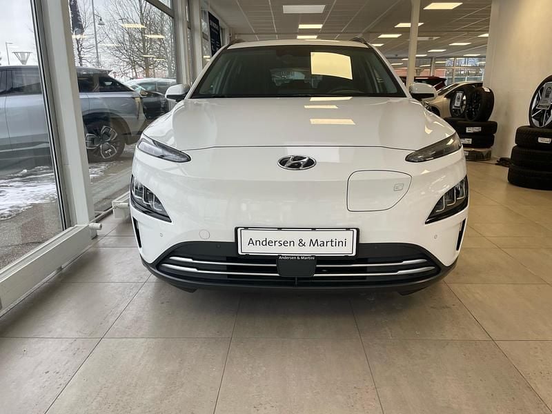 Brugt Hyundai Kona Trend 100 kW (136 HK) 2021 Polarwhite/sol SUV