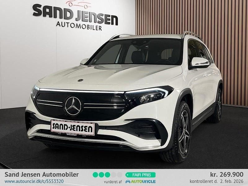 Hvid Brugt 2023 Mercedes EQB250 AMG line SUV | 269.900 kr. (Fair pris) - Billede 1/4