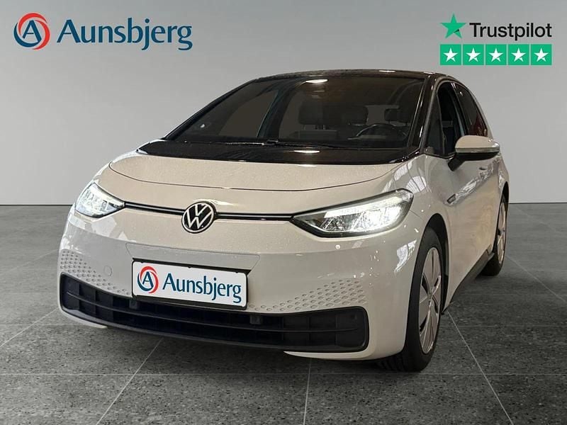 Hvid metal Brugt 2021 VW ID.3 Pro Hatchback | 159.500 kr. (Fair pris) - Billede 1/4
