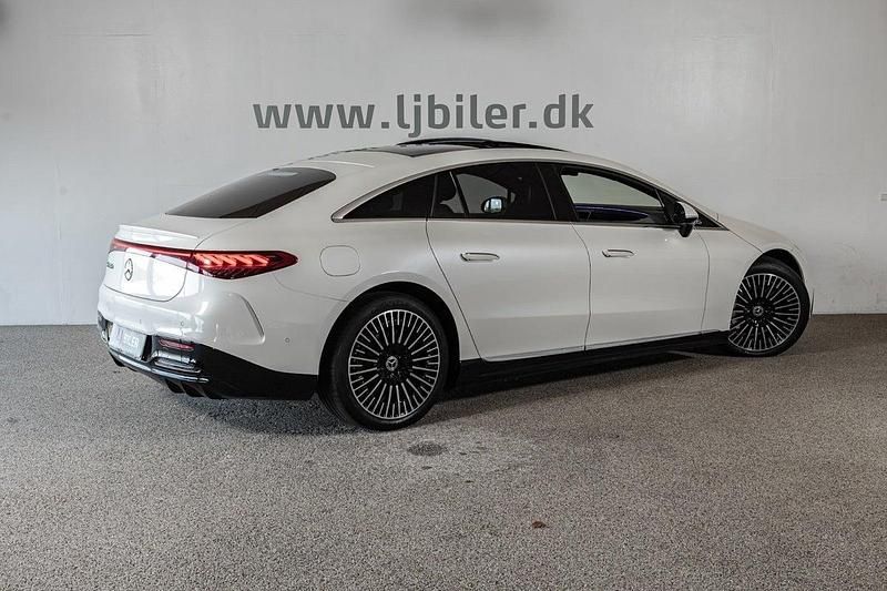 Brugt Mercedes EQS450+ AMG line 244 kW (333 HK) 2022 Hvidmetal Hatchback