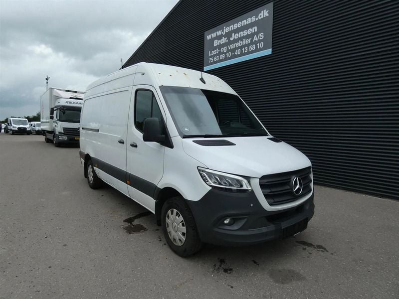 Hvid Brugt 2020 Mercedes Sprinter Van | 145.000 kr. - Billede 1/4