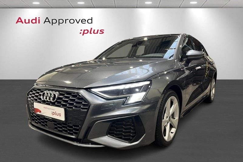 Gråmetal Brugt 2022 Audi A3 Sportback e-tron S-Line Hatchback | 249.900 kr. (Fair pris) - Billede 1/4