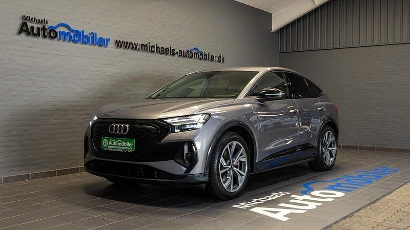 Gråmetal Brugt 2022 Audi Q4 Sportback e-tron S-Line SUV | 289.900 kr. (Lidt for dyr) - Billede 1/4
