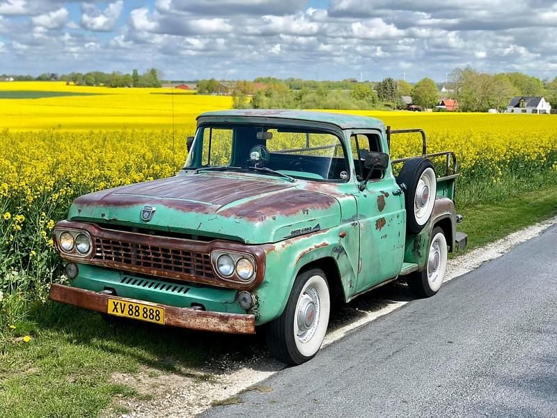 Brugt Ford F100 147 HK (108 kW) 1958 Grøn Afhentning
