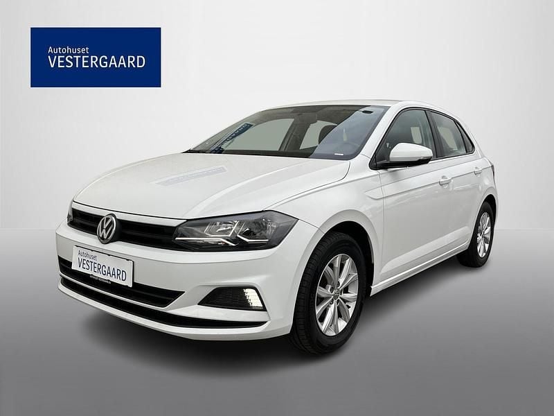 Hvid Brugt 2018 VW Polo Comfortline Hatchback | 124.795 kr. (God pris) - Billede 1/4