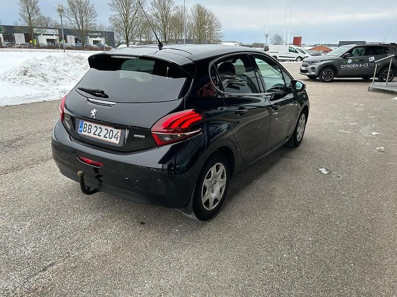 Brugt Peugeot 208 100 HK (73 kW) 2016 Sort metal Hatchback