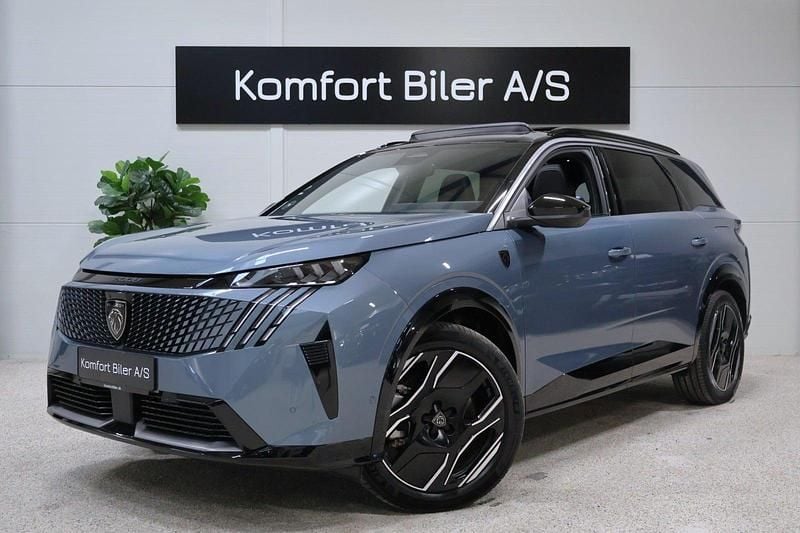 Blåmetal Brugt 2024 Peugeot e-5008 GT SUV | 344.800 kr. (Fair pris) - Billede 1/4