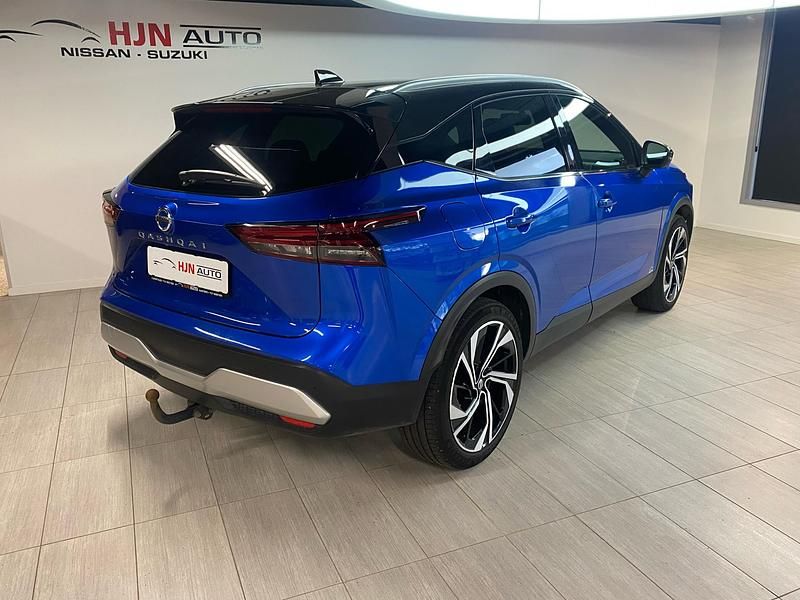 Brugt Nissan Qashqai Tekna+ 158 HK (116 kW) 2021 Blå/sort SUV