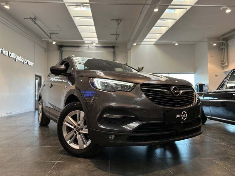 Gråmetal Brugt 2019 Opel Grandland X Excite SUV | 124.999 kr. (God pris) - Billede 1/4