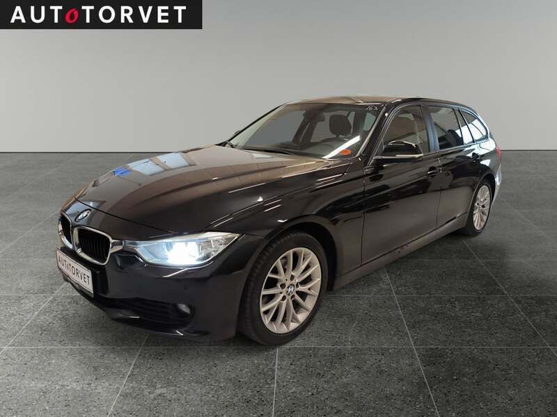 Sort Brugt 2013 BMW 318 Stationcar | 109.700 kr. (God pris) - Billede 1/4