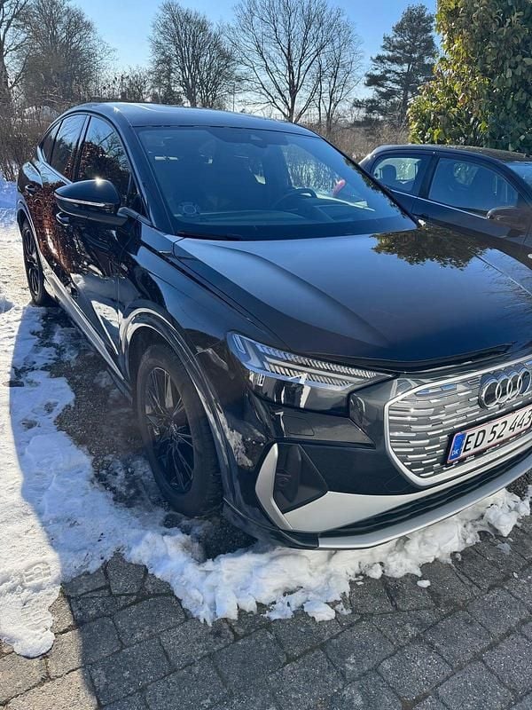 Brugt Audi Q4 Sportback e-tron S-Line 219 kW (299 HK) 2021 Sortmetal SUV