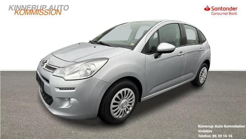 Sølv Brugt 2016 Citroën C3 Feel Hatchback | 39.900 kr. (God pris) - Billede 1/4