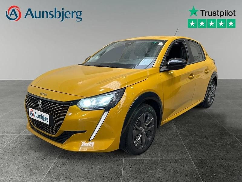 Gul Brugt 2022 Peugeot e-208 Active Hatchback | 139.500 kr. (Fair pris) - Billede 1/4