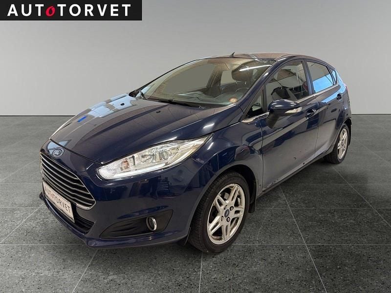 Blå Brugt 2013 Ford Fiesta Titanium Hatchback | 29.700 kr. (Fair pris) - Billede 1/4