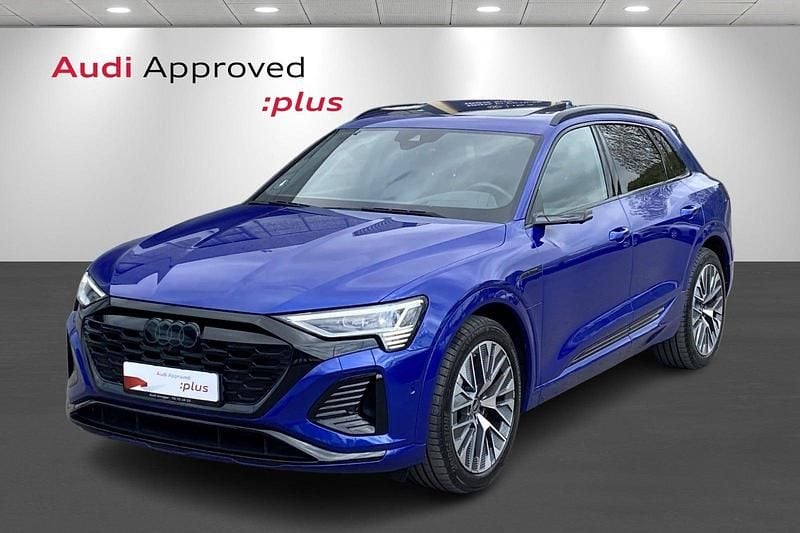 Blåmetal Brugt 2023 Audi Q8 e-tron S-Line SUV | 559.900 kr. (Fair pris) - Billede 1/4