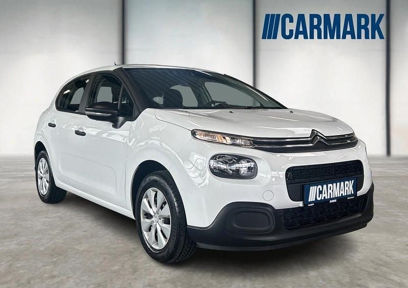 Hvid Brugt 2020 Citroën C3 Feel Hatchback | 79.900 kr. (Super pris) - Billede 1/3