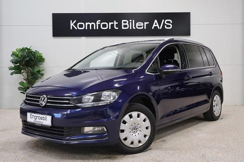 Blåmetal Brugt 2016 VW Touran Highline MPV | 98.900 kr. (Super pris) - Billede 1/4