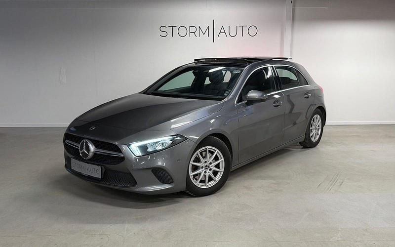 Brugt Mercedes A200 Progressive 163 HK (119 kW) 2019 Gråmetal Hatchback