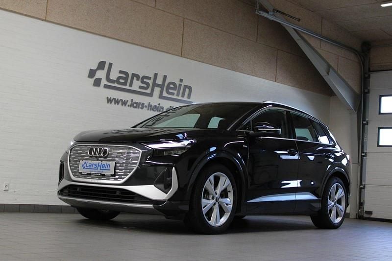 Sortmetal Brugt 2024 Audi Q4 e-tron S-Line SUV | 354.800 kr. (God pris) - Billede 1/4
