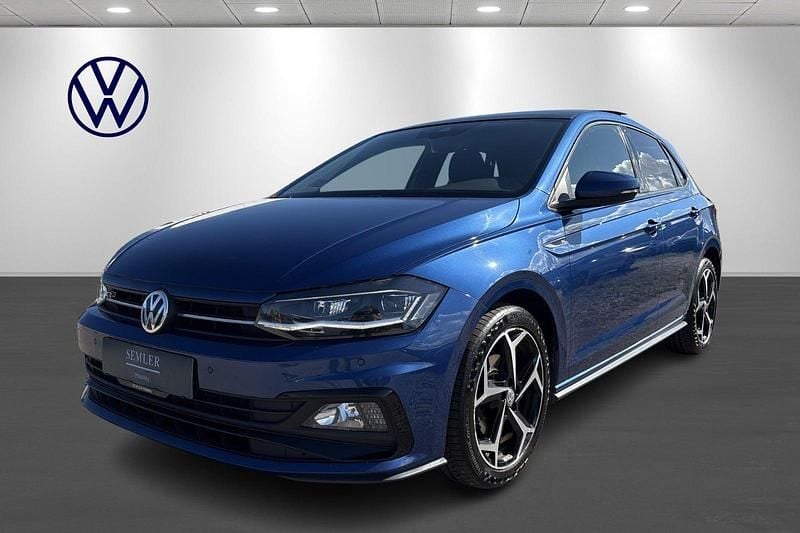Blåmetal Brugt 2020 VW Polo R-line Plus Hatchback | 199.900 kr. (Fair pris) - Billede 1/4
