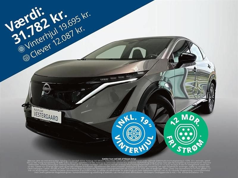 Grå Brugt 2024 Nissan Ariya SUV | 338.000 kr. (Fair pris) - Billede 1/4