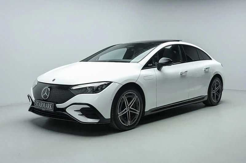 Hvid Brugt 2024 Mercedes EQE350 AMG line Sedan | 469.900 kr. (God pris) - Billede 1/3