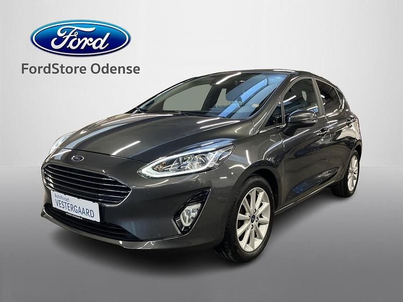 Grå Brugt 2019 Ford Fiesta Titanium Hatchback | 104.600 kr. (God pris) - Billede 1/4