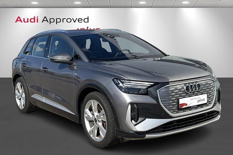 Gråmetal Brugt 2024 Audi Q4 e-tron Advanced SUV | 449.900 kr. - Billede 1/4