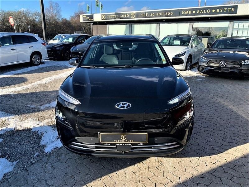 Brugt Hyundai Kona Advanced 150 kW (204 HK) 2021 Sortmetal SUV