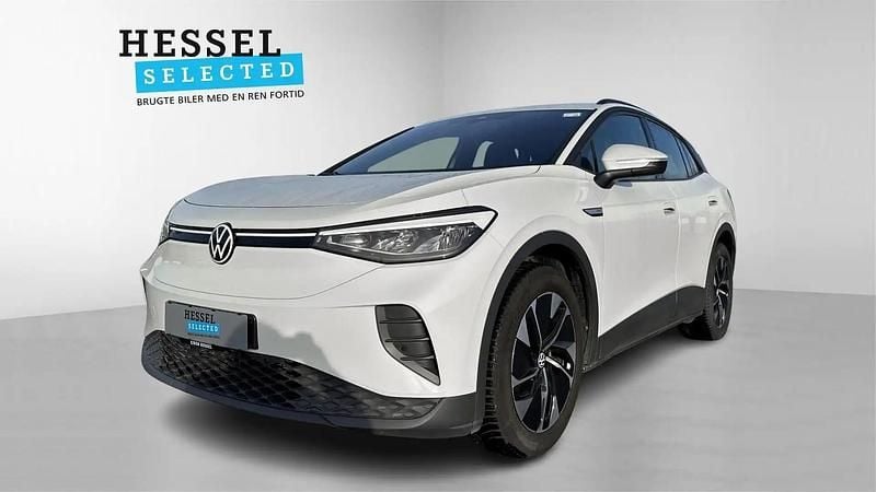 White glacier white metallic Brugt 2022 VW ID.4 Pro Performance SUV | 209.900 kr. (God pris) - Billede 1/4