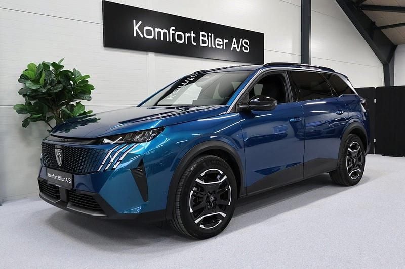 Blåmetal Brugt 2025 Peugeot e-5008 Allure SUV | 298.900 kr. (Fair pris) - Billede 1/4
