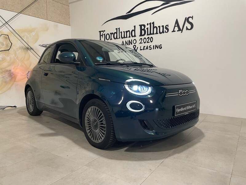 Grønmetal Brugt 2022 Fiat 500e Icon | 113.900 kr. (God pris) - Billede 1/4
