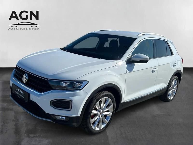 Hvid Brugt 2020 VW T-Roc Sport SUV | 244.900 kr. (God pris) - Billede 1/4