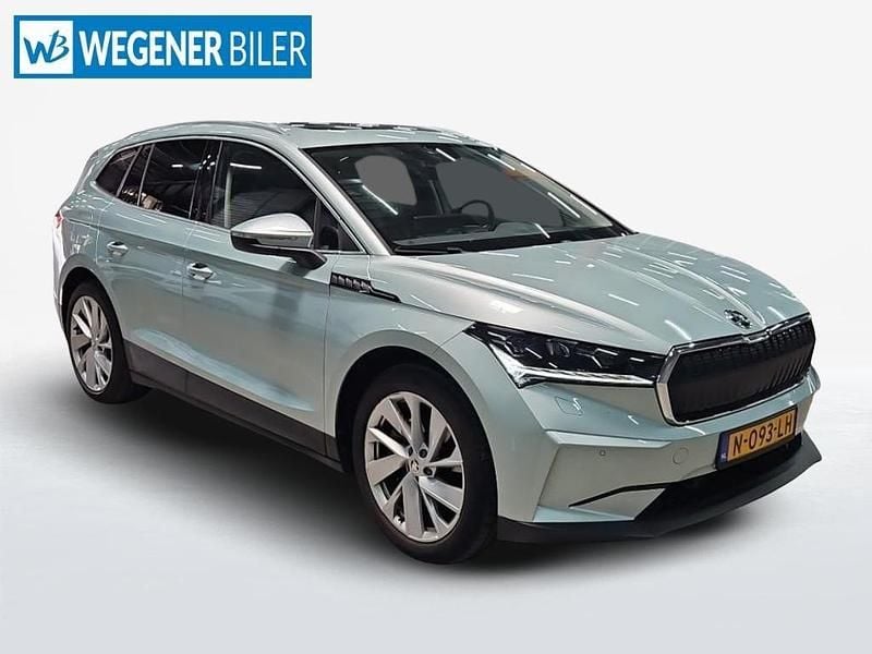 Hvid Brugt 2021 Skoda Enyaq iV Selection SUV | 244.400 kr. (Fair pris) - Billede 1/4