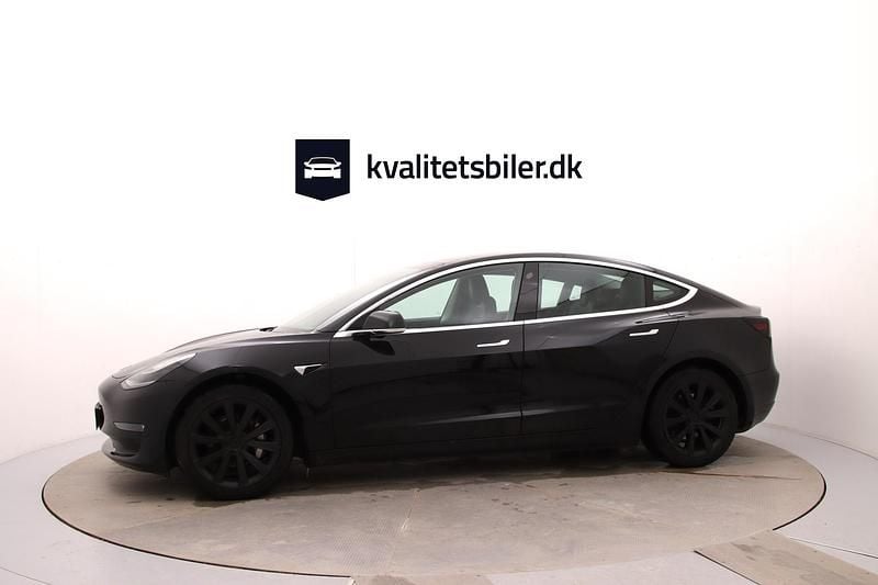 Brugt Tesla Model 3 Long Range AWD 323 kW (440 HK) 2019 Sortmetal Sedan