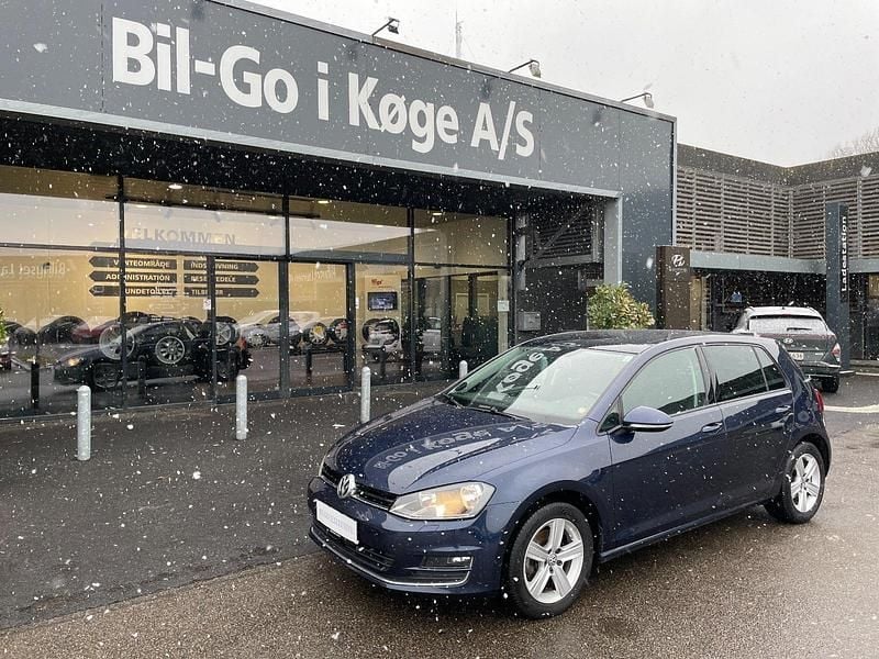 Blå Brugt 2013 VW Golf VII Highline Hatchback | 114.900 kr. (Fair pris) - Billede 1/4