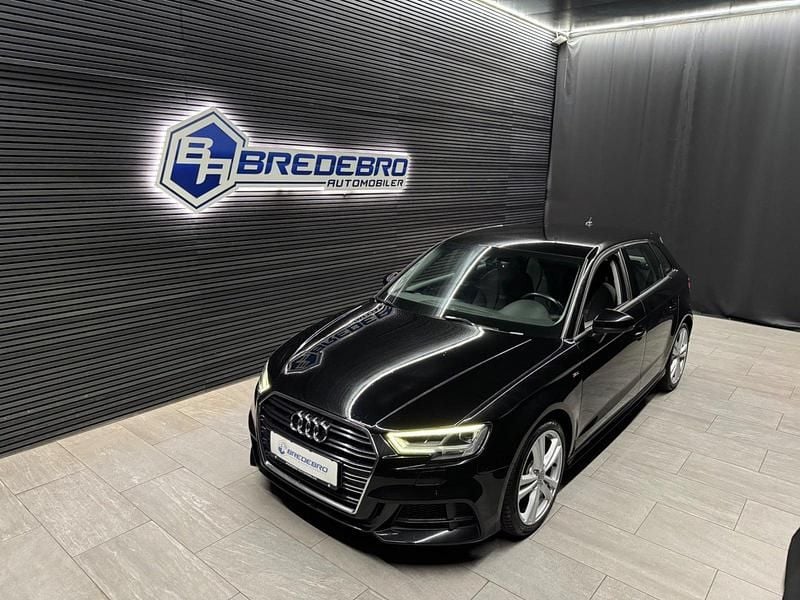 Sortmetal Brugt 2019 Audi A3 Sportback S-Line Hatchback | 174.500 kr. (Lidt for dyr) - Billede 1/4