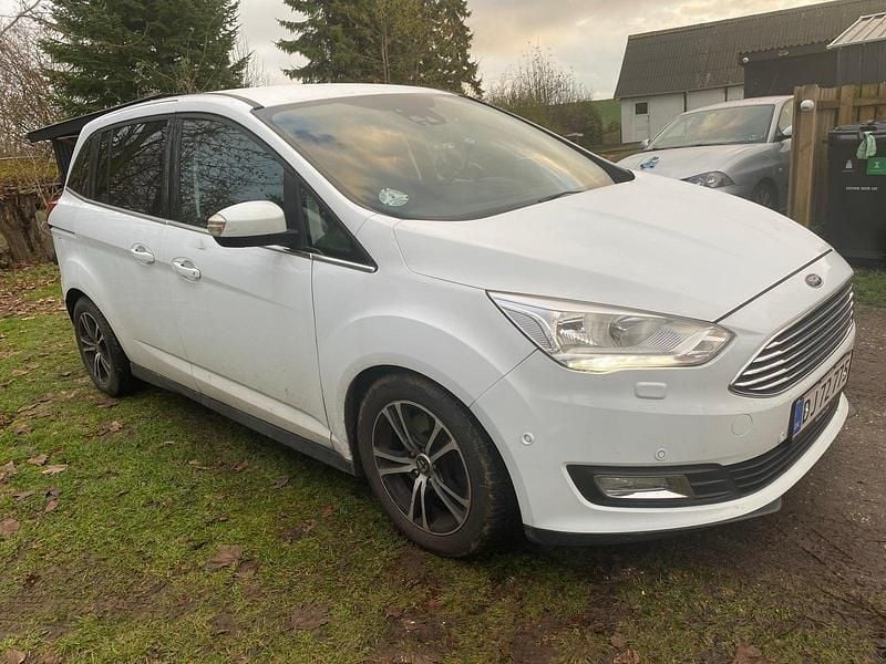 Hvid Brugt 2016 Ford Grand C-Max Titanium MPV | 59.900 kr. (Dyr) - Billede 1/4