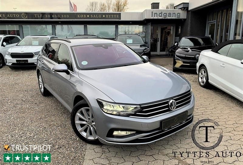 Sølvmetal Brugt 2020 VW Passat Business+ Stationcar | 229.800 kr. (Fair pris) - Billede 1/4