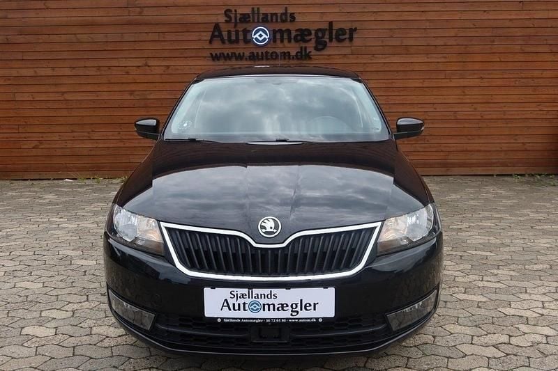 Brugt Skoda Rapid Ambition 125 HK (91 kW) 2017 Sort Hatchback