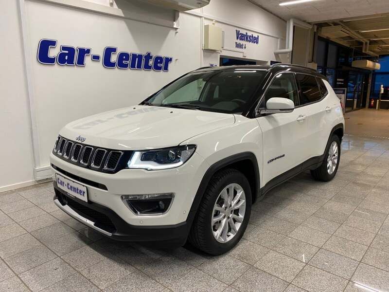 Hvid Brugt 2021 Jeep Compass Limited SUV | 319.900 kr. - Billede 1/3