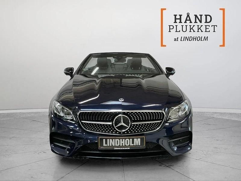 Brugt Mercedes E220 AMG line 194 HK (142 kW) 2018 Mørkblåmetal Cabriolet