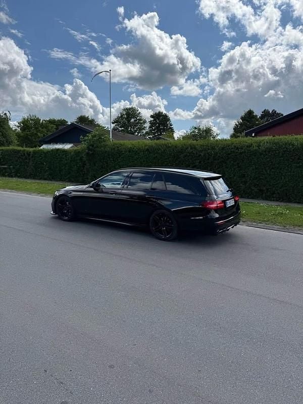 Brugt Mercedes E220 AMG line 194 HK (142 kW) 2017 Sort Stationcar