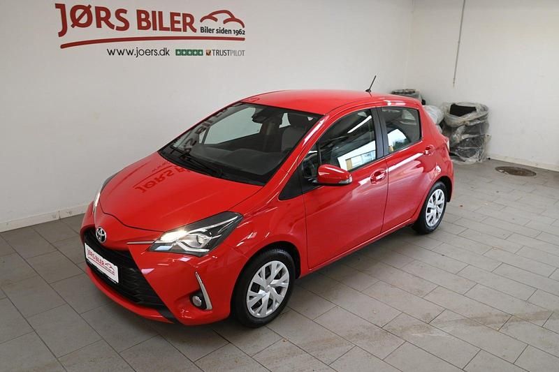 Brugt Toyota Yaris T2 72 HK (52 kW) 2019 Rød Hatchback