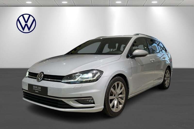 Sølvmetal Brugt 2018 VW Golf VII Highline Stationcar | 169.900 kr. (Fair pris) - Billede 1/4