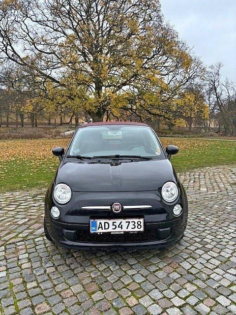Sortmetal Brugt 2013 Fiat 500C Cabriolet | 43.500 kr. (God pris) - Billede 1/4
