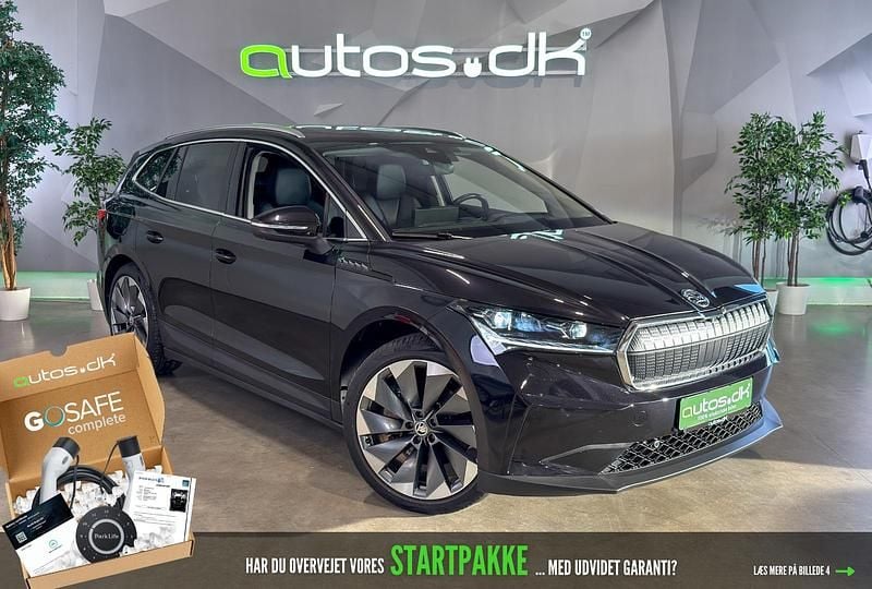 Sort Brugt 2021 Skoda Enyaq iV Suite SUV | 249.000 kr. (Fair pris) - Billede 1/3