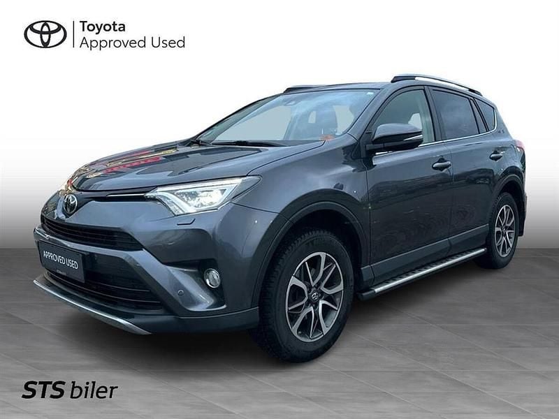 Ash grey Brugt 2018 Toyota RAV4 T3 SUV | 189.995 kr. - Billede 1/3