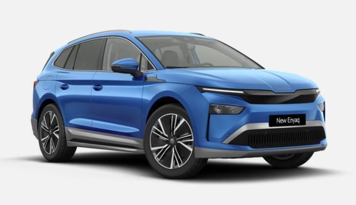 Blåmetal Ny 2025 Skoda Enyaq iV SUV | 367.890 kr. (God pris) - Billede 1/3